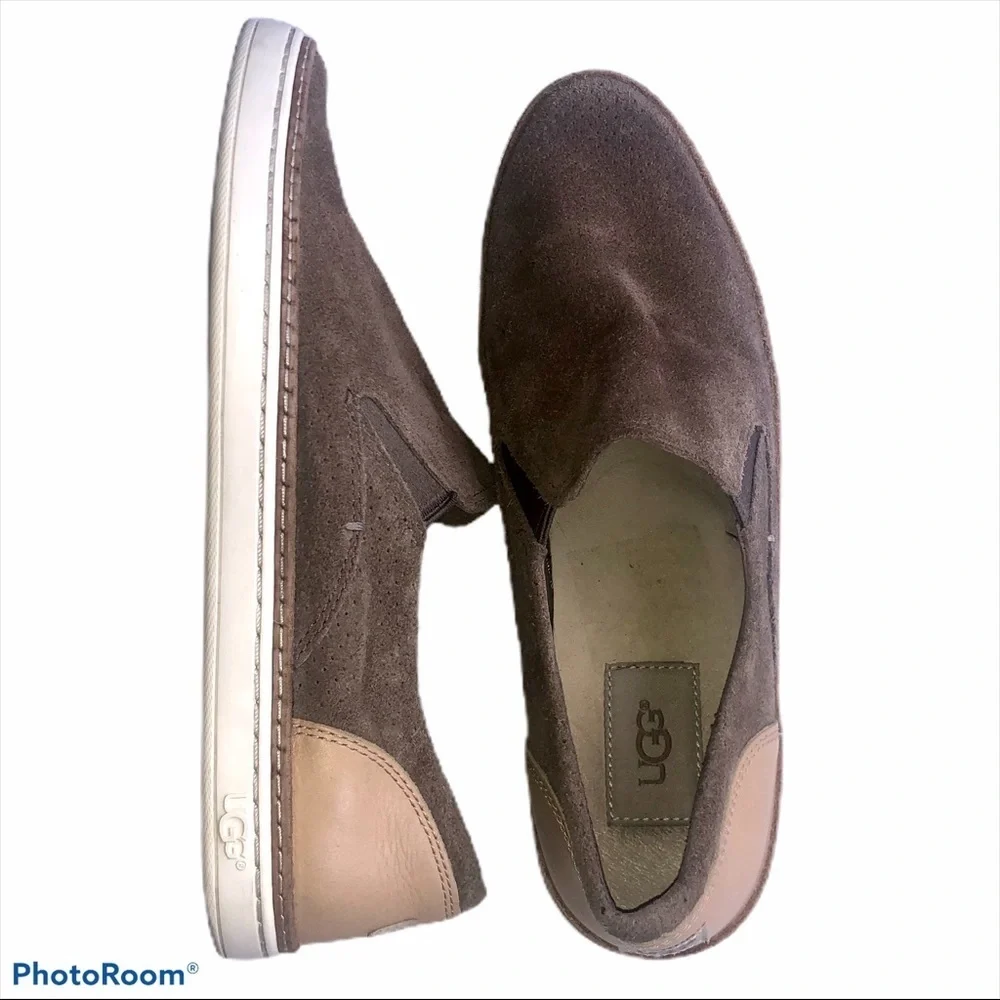 UGG ADLEY PERF WOMEN'S SUEDE LEATHER SNEAKER